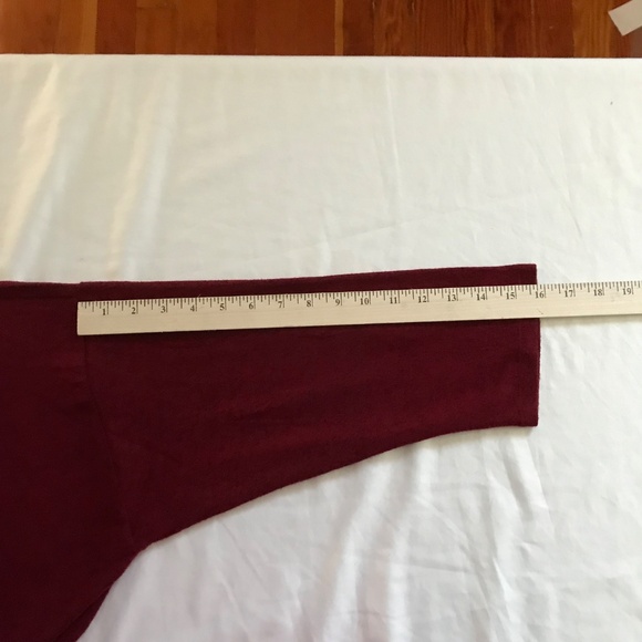 WELL WORN Knit Sweater Long Sleeve V-Neck Burgundy Red Women’s Plus Size 3X NWT - Picture 15 of 15